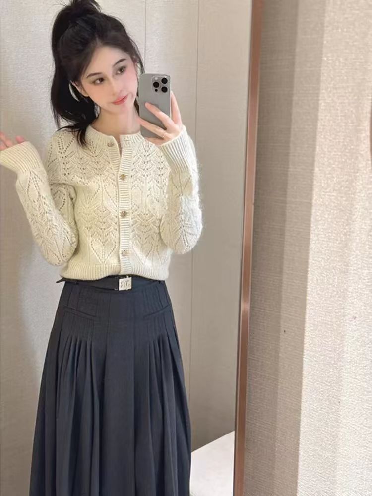 Fall Winter Temperament Skirt Suit