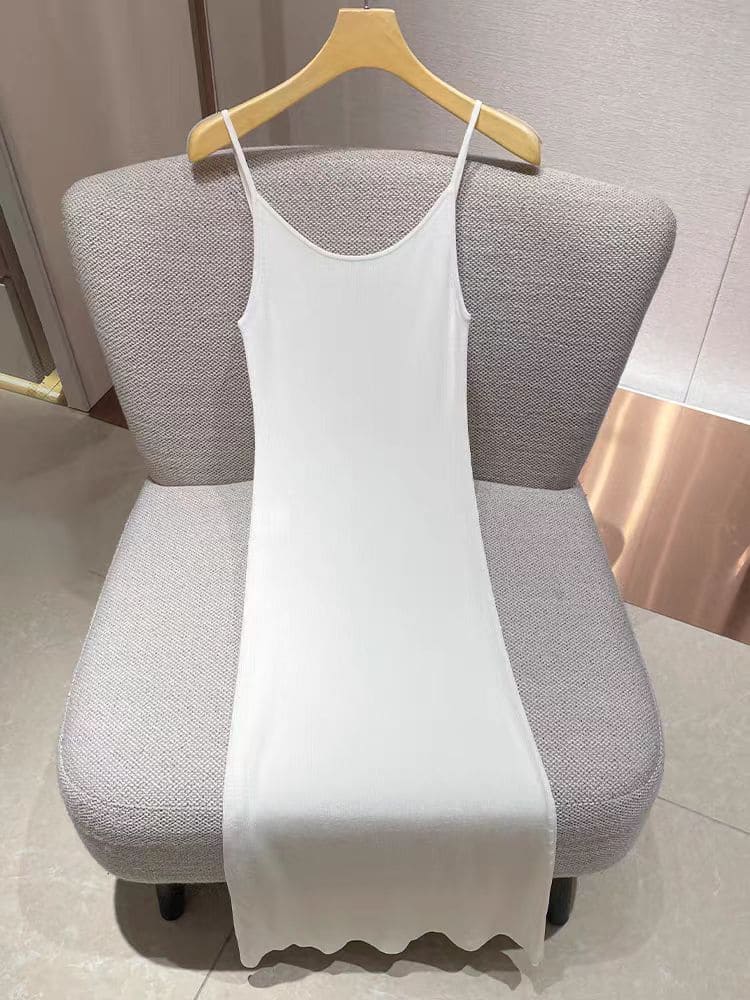 Womensdresse White Holiday Hollow Dress