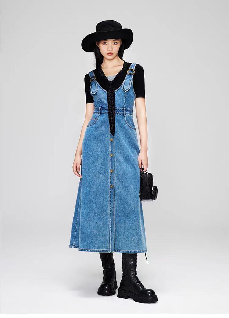 Womensdresse Denim Dress