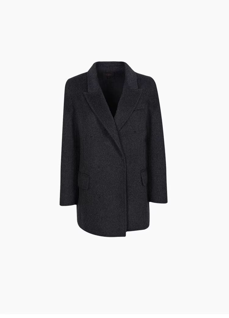 High-grade grey Women's Double-Faced Suit Coat