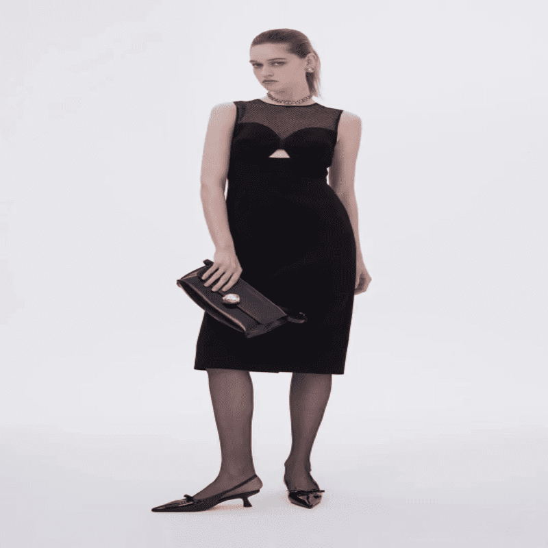 Spliced Hollow Black Party Dresses